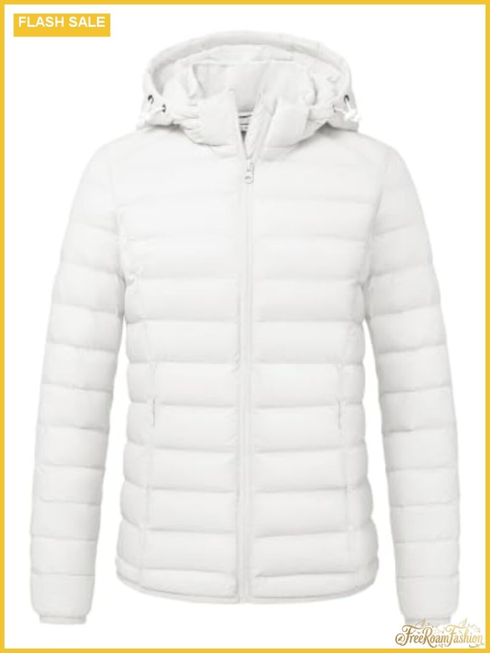 TBMPOY Lightweight Puffer Jacket Hood Detachable Coat